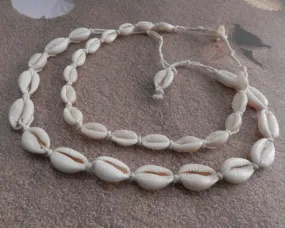 Cowry Shell Necklace with shell Clasp