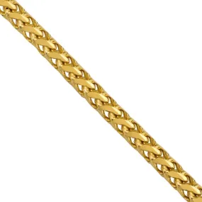 10k Yellow Gold Mens Franco Chain 2 mm