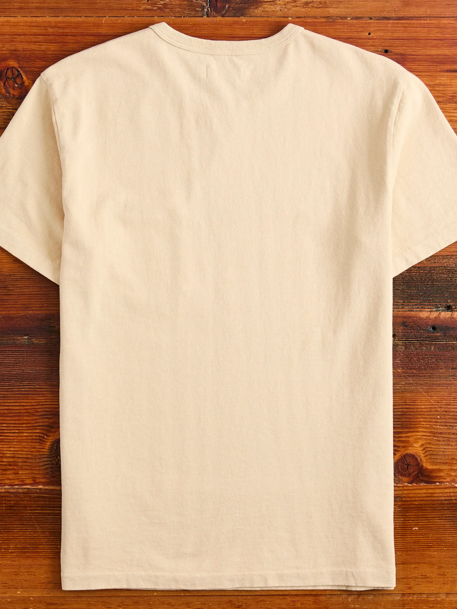 13oz Pocket T-Shirt in Cream