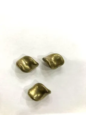 Antique Golden Wavy Designer CCB Plastic Beads