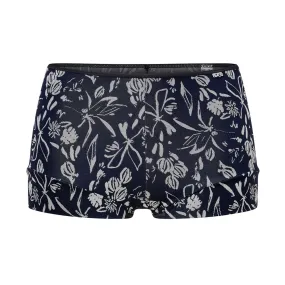 Avet Microfiber Boxer Iris Jacquard Marino