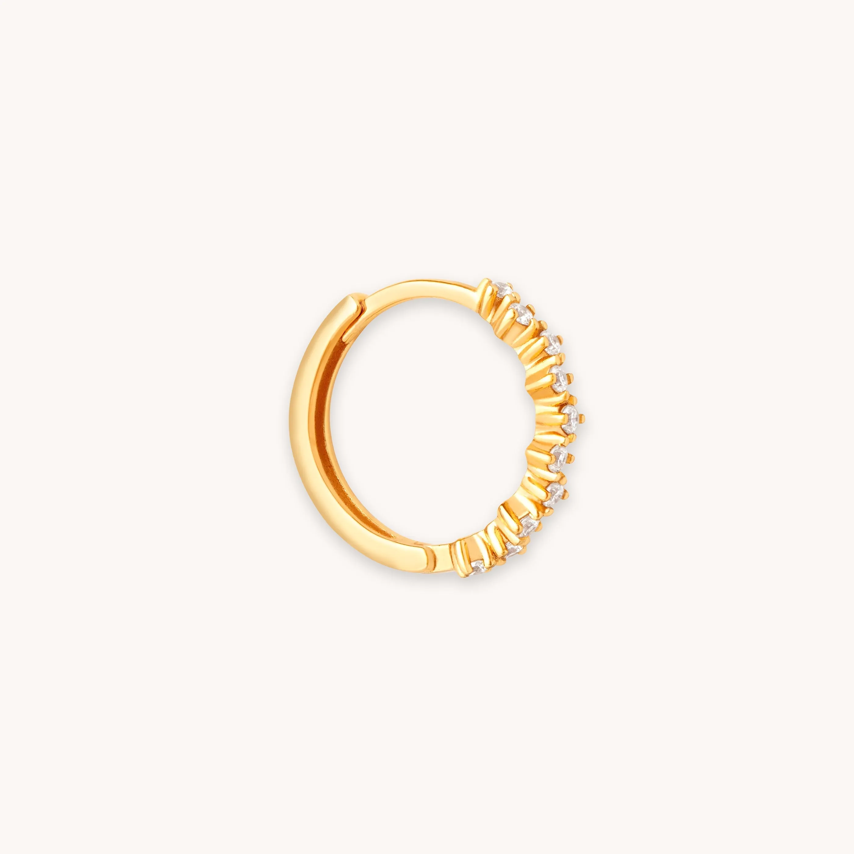 Cluster Hoop 11.5mm in Gold