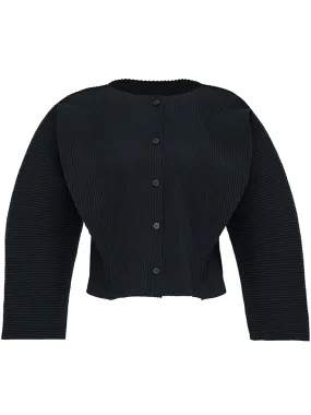 Curve Pleats Cardigan