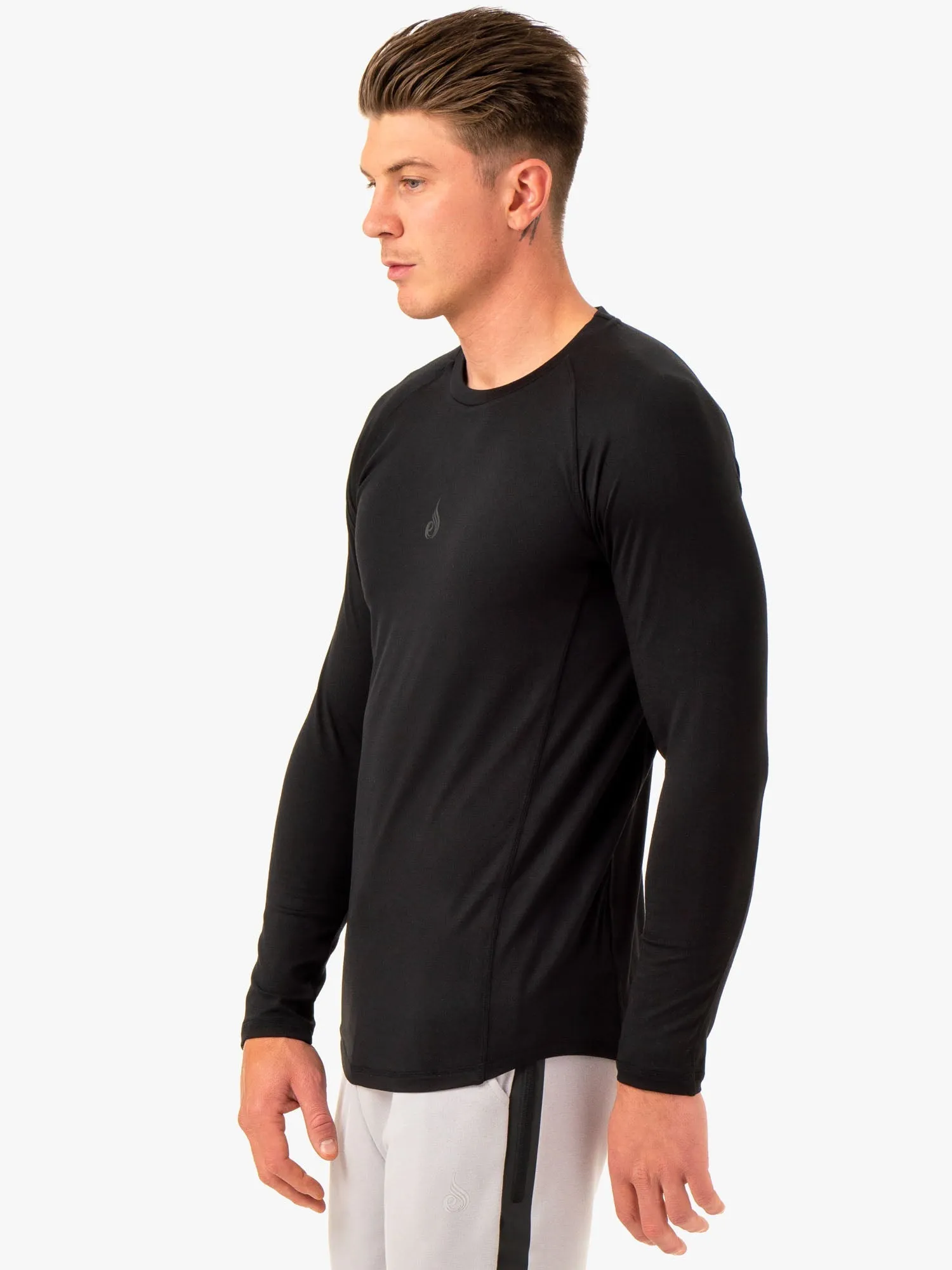 Enhance Long Sleeve Training Top - Black