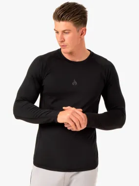 Enhance Long Sleeve Training Top - Black