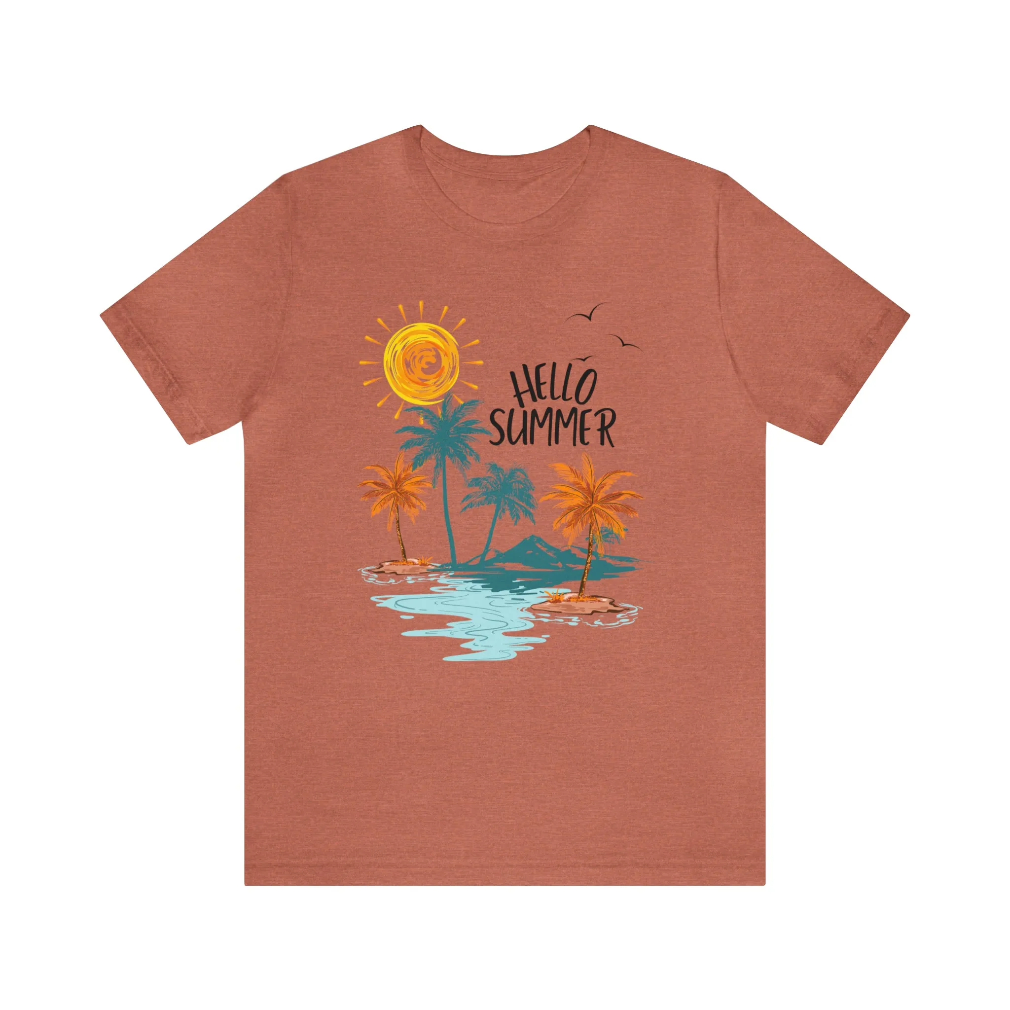 Summer Unisex Jersey Short Sleeve Tee